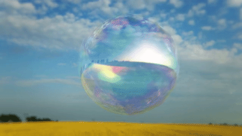 Animated gif of bubble bursting